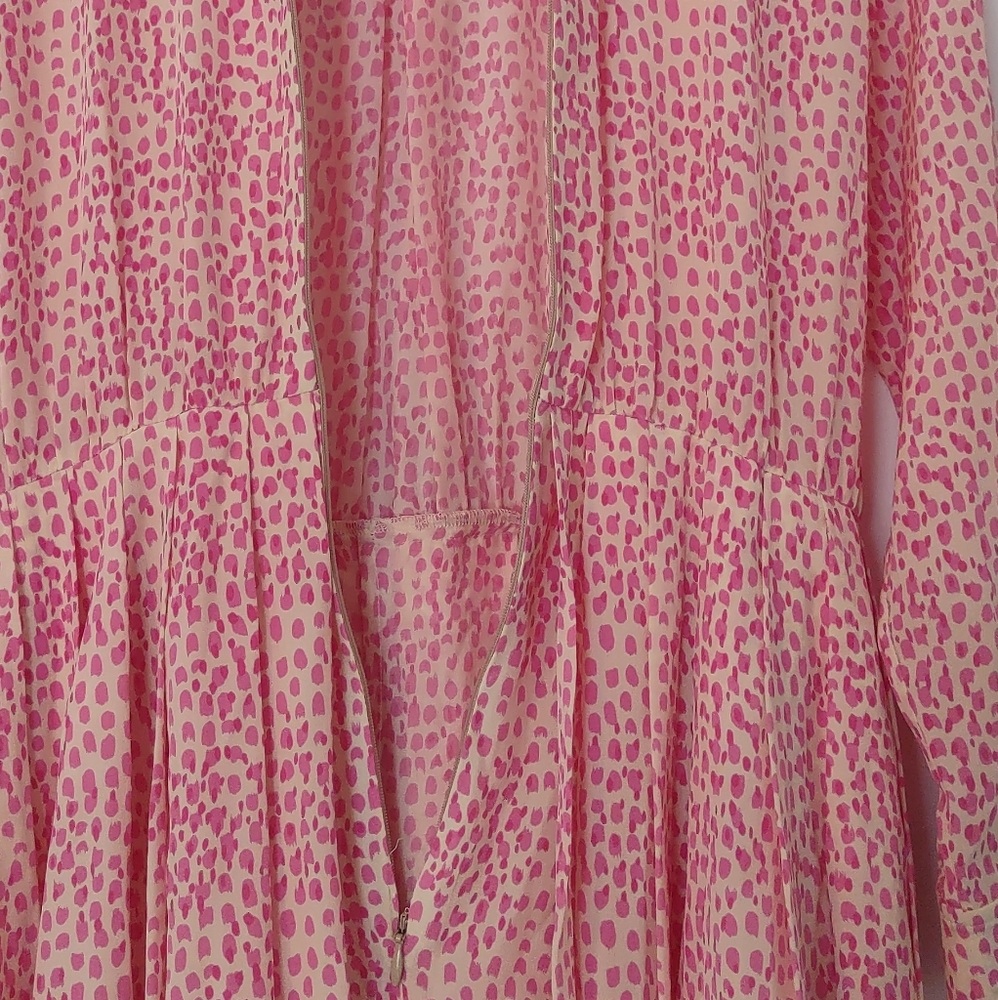 Anthropologie x Tucker Pink Midi Dress - Picture 2 of 11